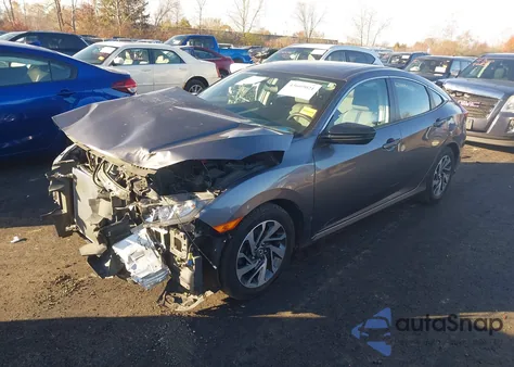 2018 Honda Civic Ex из США, поврежденный, VIN 19XFC2F77JE016416